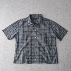 old uniqlo チェック 短丈 シャツ ボックスシルエット old uniqlo 短丈 チェックシャツ ボックスシルエット シティー