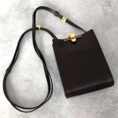 極美品✨ZANCHETTI ZETA クロスボディ ショルダーバッグ ブラウン