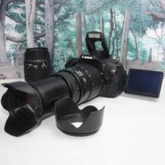 ✨希少なシルバー✨❤️Canon EOS kiss X 中望遠レンズセット❤️ 受注生産品】 EOS ✨希少なシルバー✨❤️Canon kiss 中望遠