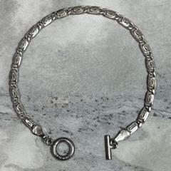 ヴィンテージ VINTAGE シルバー スリム スワール チェーン
