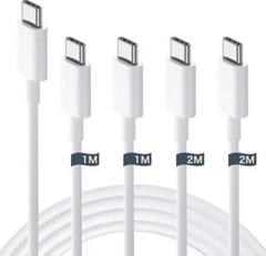 USB-C & PD対応 シリコン素材採用 60W超急速充電 断線防止