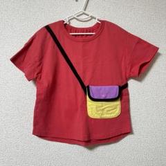 新品未使用　GU シナぷしゅ　綿100% Tシャツ　100cm ピンク　半袖