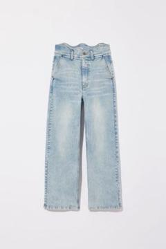 【未使用タグ付】Eaphi WAVEDESIGN HIGHWAIST DENIM WAVE DESIGN HIGH WAIST DENIM