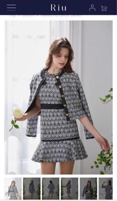 Riu Ribbon short dress ワンピース ブラック Rちゃん Riu Ribbon short dress ワンピース ブラック Rちゃんの通販 by