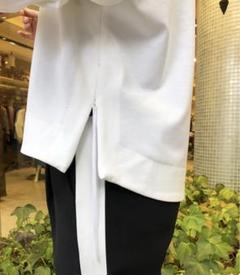 k*m様 HYKE 24ss クロップド スウェット ハイク バイカラー ツート