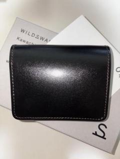 Wildswans 旧式 KF-003 財布 黒 牛革 サドル 二つ折り財布 ミニ財布《kf-003》サドルプルアップ｜WILDSWANS(ワイルド