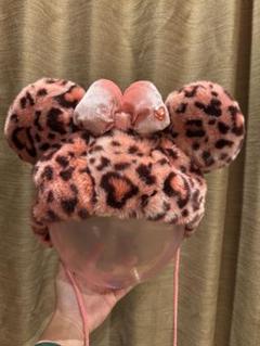 ファンキャップ　ミニー豹柄♡ディズニー ディズニー ファンキャップ ピンク ミニーヒョウ柄 豹柄 Y2K