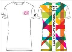東京マラソン2024　シグネチャー Tシャツ Mサイズ 新品未使用 Asics 東京マラソン2024 シグネチャー Tシャツ Mサイズ 新品未開封