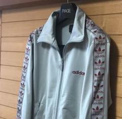 00´s Y2K adidas アディダス ロゴ刺繍 トラックジャケット 激レア
