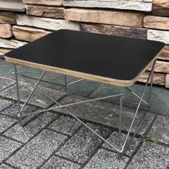 さと イームズ LTRテーブル 黒/銀ベース、白/銀ベース イームズ LTRテーブル ローテーブル LTRT Eames 机 黒/銀ベース