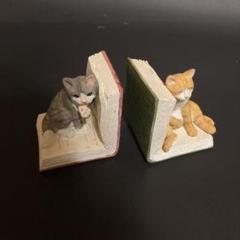 猫 の ブックエンド