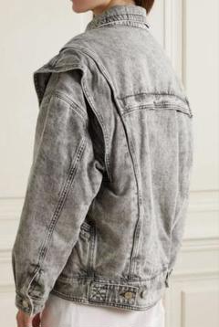 【SEAL限定商品】 ISABEL MARANT メルカリ - 36 グレー 2way デニムジャケット ETOIE ジャケット・アウター