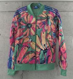 美品]adidasoriginals 花柄 ジップアップ TRACKジャケット