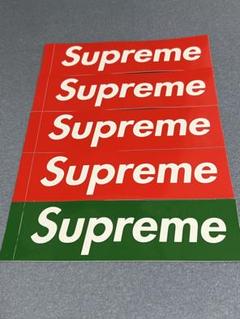 Supreme ロゴステッカー 5枚セット