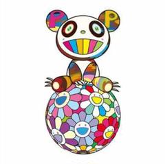 村上隆 版画 お花の玉の上でパンダの子供、鎮座しております。のサムネイル