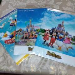 東京ディズニーリゾート クリアファイル3枚セット 新品未開封品