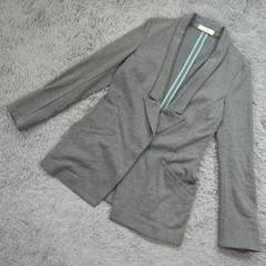 ★b1363 Peach John【M】グレー テーラードジャケット