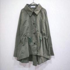 セシルマクビー　長袖シャツ　ミリタリージャケット　Ｍ　ウエストシェイプ