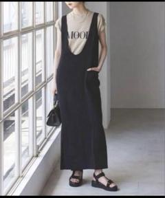 noble リネンコン2way ロングワンピース