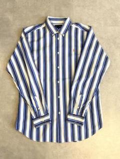 ラルフローレン Ralph Laure長袖シャツ ストライプ XL 刺繍ロゴ