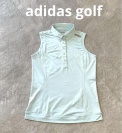 アディダスゴルフウェア タンクトップ ノースリーブadidas アディダス 水色