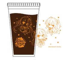 ゆず×こもカフェ　谷風天音　天使騒々　クリアタンブラー ゆずソフト2024コラボカフェ限定クリアタンブラー谷風天音