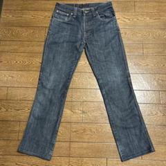 Nudie Jeans Co. ダークブルー ストレートデニムジーンズ