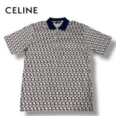【2025年】高評価レビューアイテム特集 CELINE】90s オールドセリーヌ 総柄ポロシャツ M - メルカリ トップス