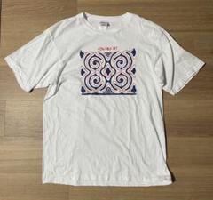 アイヌ 民芸アート Tシャツ XL ホワイト