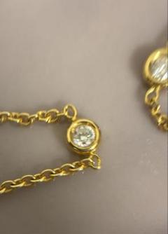 【美品 廃盤】Dior mimioui ミミウィ K18YGダイヤチェーンリング 美品 廃盤】Dior mimioui ミミウィ K18YGダイヤチェーンリング