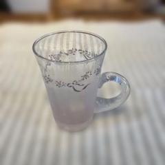 イマン　ガラス製　ローズ　マグカップ　希少品！のサムネイル
