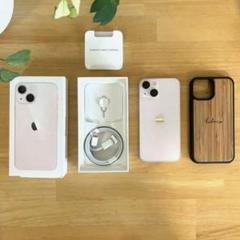 【美品】iPhone13 mini 128GB｜箱、コード、kibacoケース付