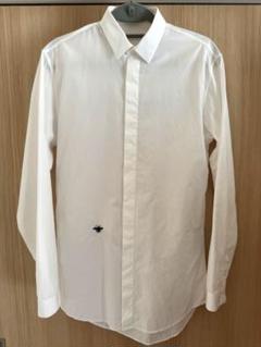 極美品 08SS⭐️ディオールオム 長袖シャツ 旧ロゴ コットン ホワイト M位 Dior HOMME 美品▽DIOR ディオール オム 24SS 413J434A0879 47