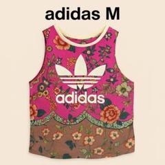 adidas originals 花柄　タンクトップ　M　人気柄 adidas originals 花柄 タンクトップ OT(L)｜Yahoo!フリマ（旧