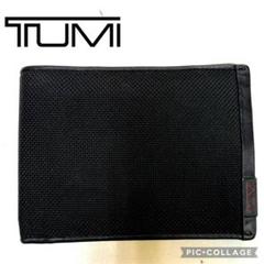 【美品】TUMI 折り財布　レザー　ブラック　ロゴ金具　札入れ　希少 2025年最新】トゥミ 2つ折り財布 tumiの人気アイテム - メルカリ