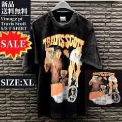 新品★ヴィンテージ加工トラヴィス・スコット TravisTシャツ ラップT XLのサムネイル