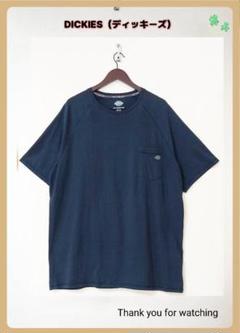 〖古着〗Tシャツ Dickies ネイビー系 2XLT/AG2X/2TGLサイズ