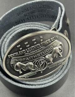 NO FAITH STUDIOS ベルト EIFEL HANDMADE LEATHER BELT WITH CUSTOM BOX – NO/FAITH STUDIOS