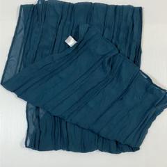 浴衣用ヘコ帯 ダークティールカラー プリーツ加工