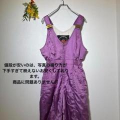 フリーエッセル/パープルオーバーオール\スノーウェア売り切　美品 　ユニセックス