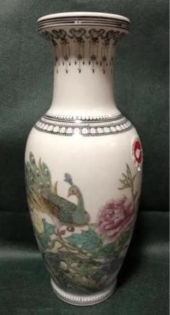 送料無料　明治時代　盛上げ花鳥紋彫金花瓶　秀逸作　★希少★高30ｃｍ 明治金工七宝花瓶 高さ15㎝ 東Y7-0702⭐︎2Fトヒカ - メルカリ
