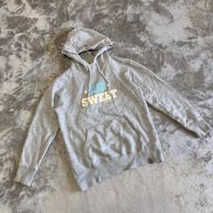 【ルヴァンスフル】（M）スウェットパーカー 英文字ロゴ RIZ SWEET 長袖