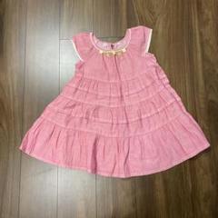 130サイズ ピンク ノースリーブワンピース