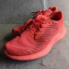 【adidas】 アディダス (25.5) レッド スポーツ ランニングシューズ