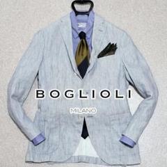 BOGLIOLI ストライプ テーラードジャケット46 ストライプドビーテーラードジャケット｜メンズファッション通販