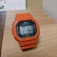 【稼働品】G-SHOCK DW-5600E FOX FIRE スピード 箱説有り Casio G-Shock watch DW-5600E-1 First Type FOX FIRE Standard