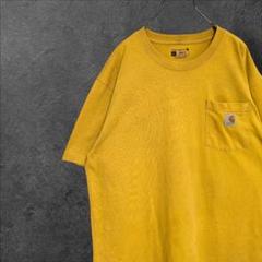 カーハート【Carhartt】ルーズフィットTシャツ Lサイズ マスタード