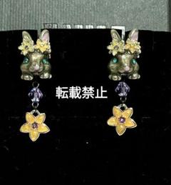 ★極美品★ANNA　SUI　アナスイ　うさぎ　ピンブローチ　２個セット ☆極美品☆ANNA SUI アナスイ うさぎ ピンブローチ 2個セット