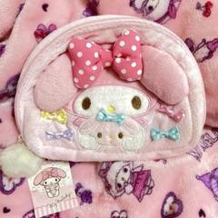 マイメロ らぶウサ ぬいぐるみ ペンケース ポーチ ピピ ポポ ピンク リズリサ マイメロ らぶウサ ぬいぐるみ ペンケース ポーチ ピピ ポポ
