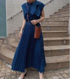上品レアワンピース/新品タグ付き/アメリヴィンテージ/ロングワンピース Ameri VINTAGE（ロングワンピース/マキシワンピース）のフリマ